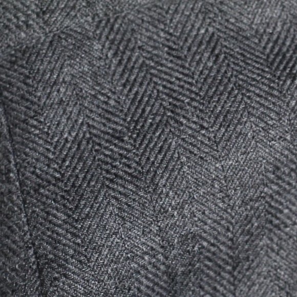 Le Suit Size 10 High Rise Straight Leg Grey Twill Slacks - Picture 5 of 8